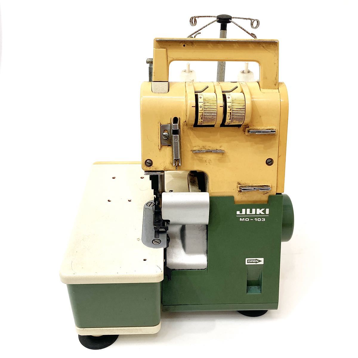 JUKI MO-103 ジューキ ロックミシン レトロ MO-103」裁縫 ジャンク品 