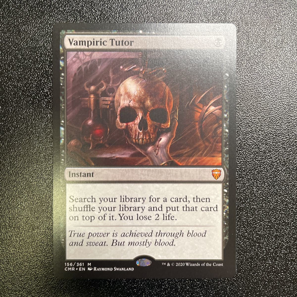 送料無料/補償付き MTG 《吸血の教示者/Vampiric Tutor》[CMR] 黒R 英語