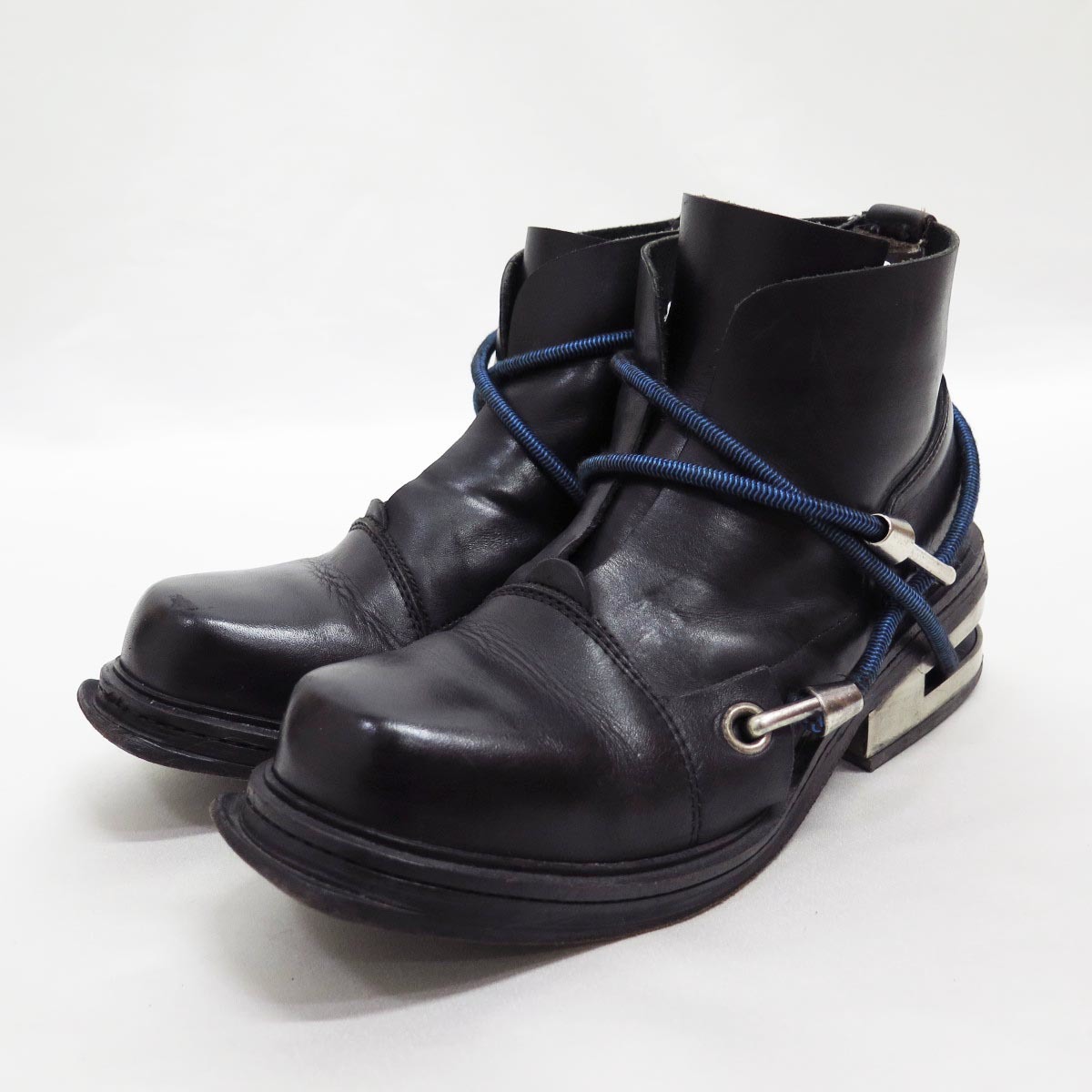 限定SALE，大人気 90s DIRK BIKKEMBERGS METAL HEEL BOOTS 43 VINTAGE 