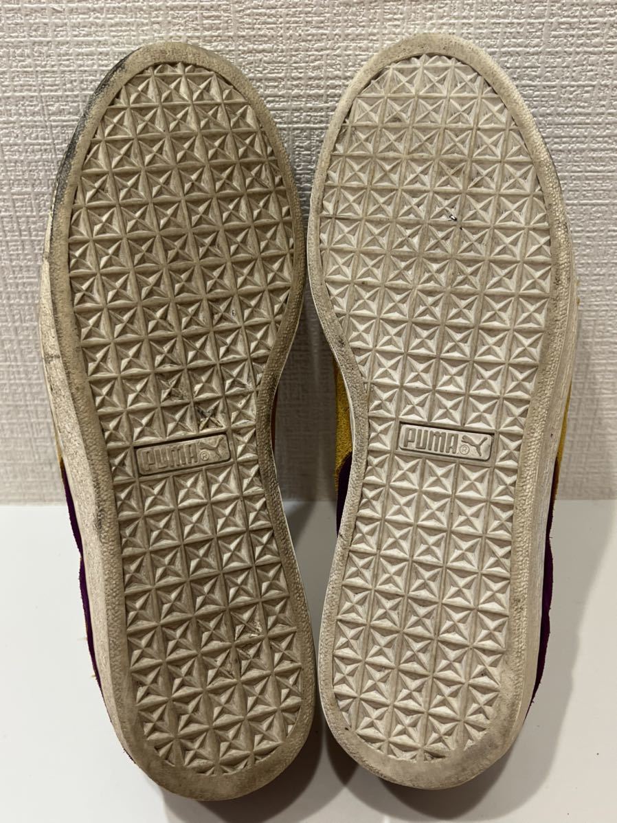 ☆PUMA☆プーマ☆1997年製☆SUEDE☆スウェード☆パープル×イエロー☆紫  