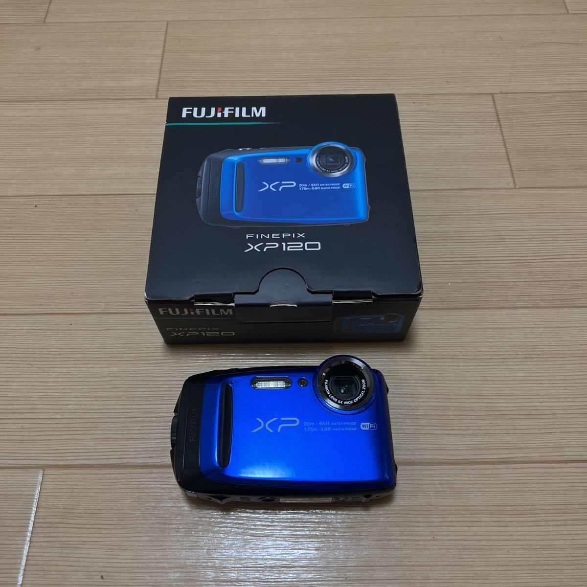 富士フイルムFINEPIX XP120 ブルー カメラ (フジフイルム) FUJIFILM