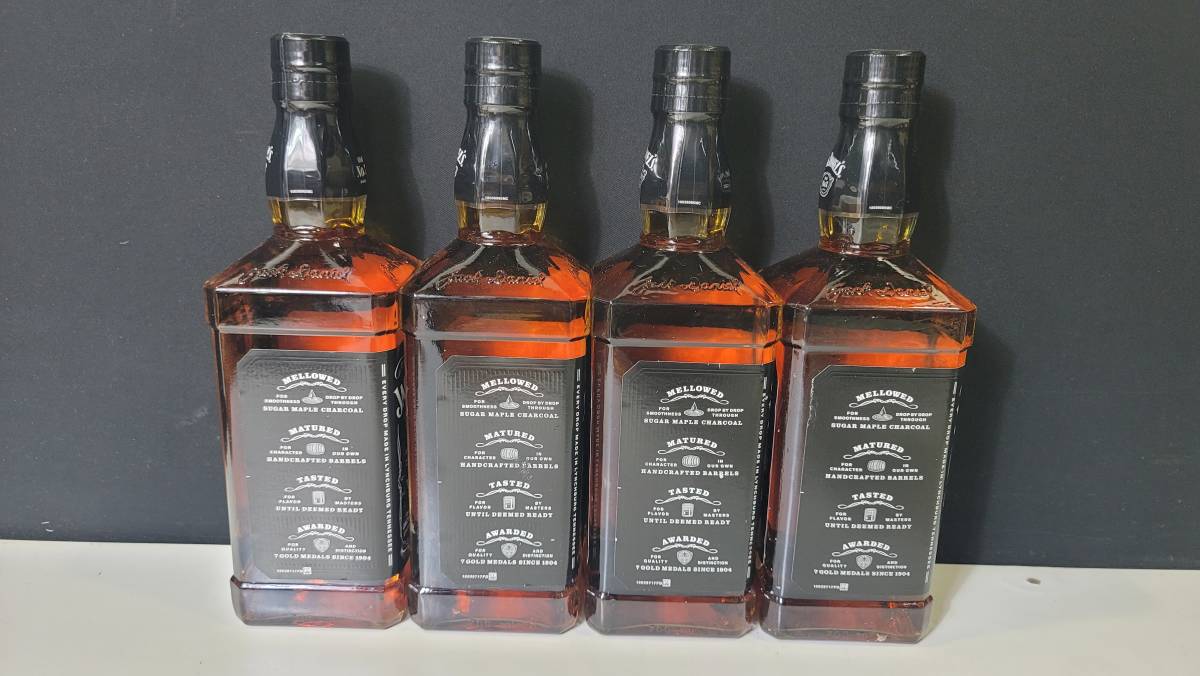 古酒 4本セット JACK DANIEL'S ジャック ダニエル Old No7 Tennessee