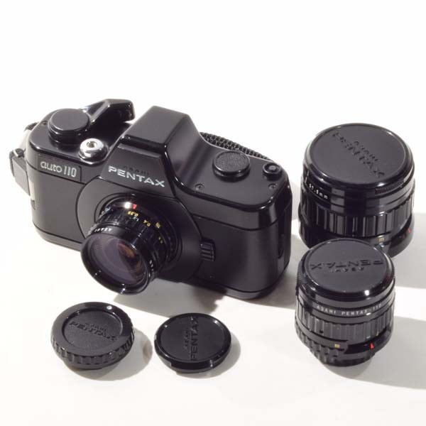 PENTAX auto 110 SUPER レンズ3点セット ジャンク#38 Pentax-110-Auto