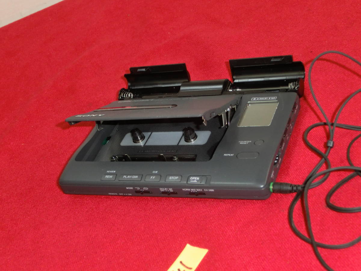 s*9様 SONY WM-DD 赤色 カセットプレーヤー【ジャンク扱い】 極美品! SONY