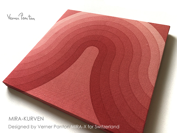 オリジナル本物 VERNER PANTON MIRA-KURVEN ベルベット赤 オリジナル本物 VERNER PANTON MIRA-KURVEN ベルベット赤 希少！Verner