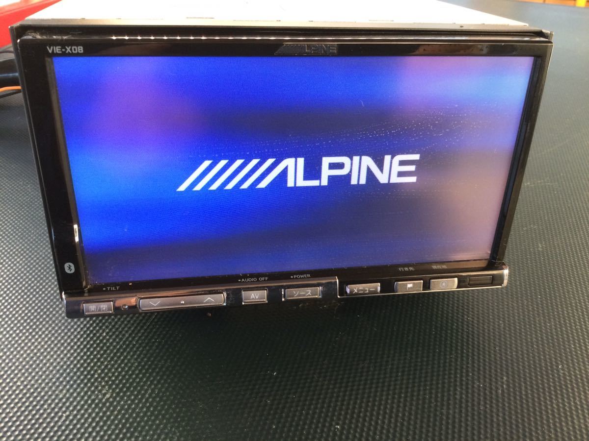 HDDナビ ALPINE アルパイン VIE-X08S VIE-X08 カーナビ - HDD 地デジ ⁄⁄⁄⁄
