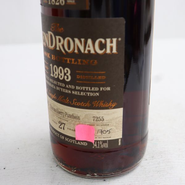 グレンドロナック 27年 1993年 グレンドロナック27年 高級酒・希少酒