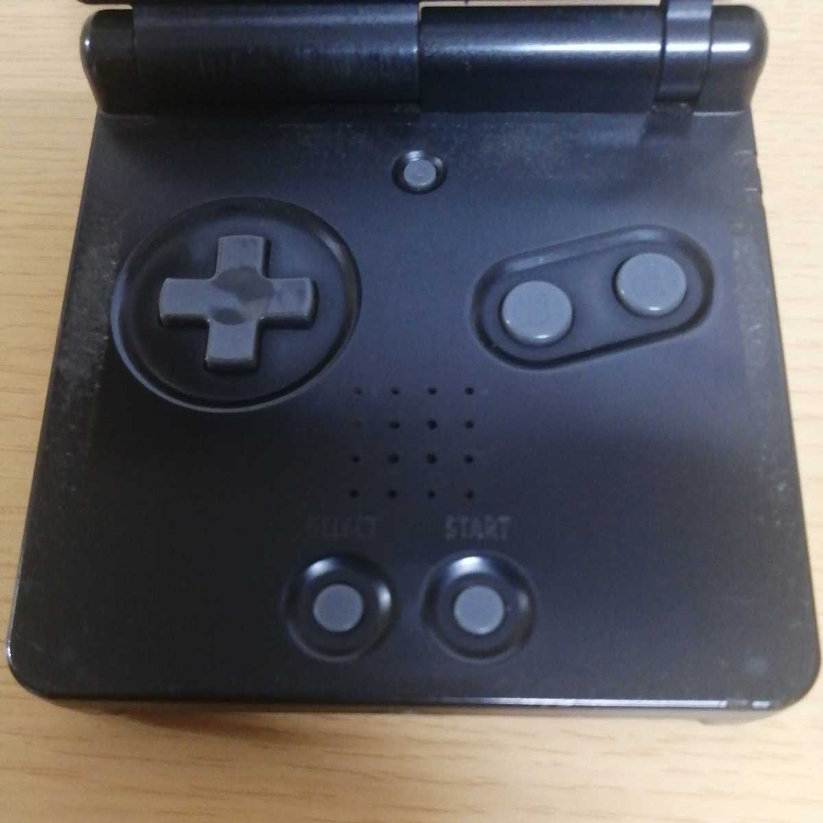 ゲームボーイアドバンスSP 本体 ブラック GAMEBOY ADVANCE SP 通電確認