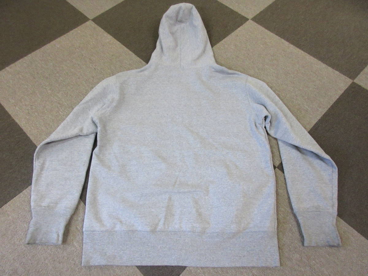 SUPREME 紙タグ フーディー L カナダ製 グレー スウェットパーカ