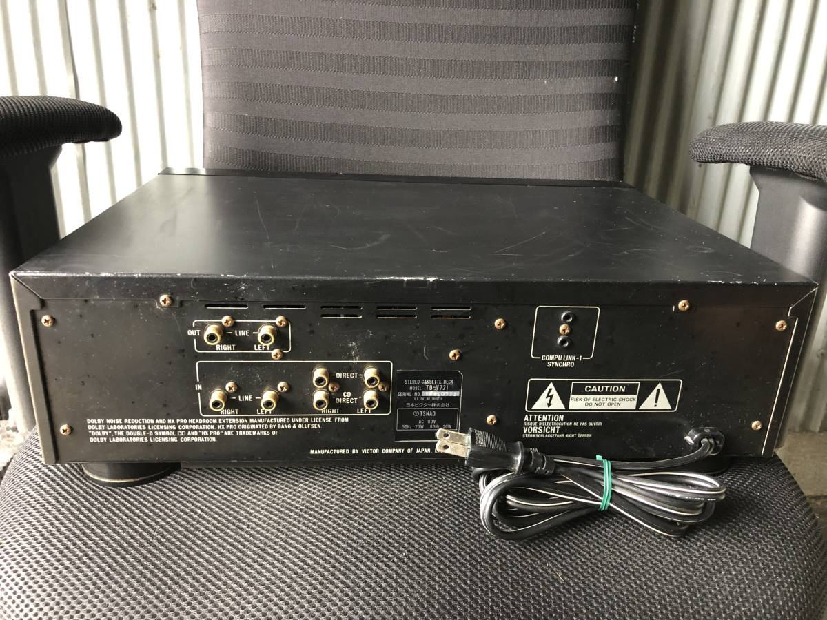 ☆ビクター ☆Victor ☆TD-V721 ☆ステレオカセットデッキ ☆中古