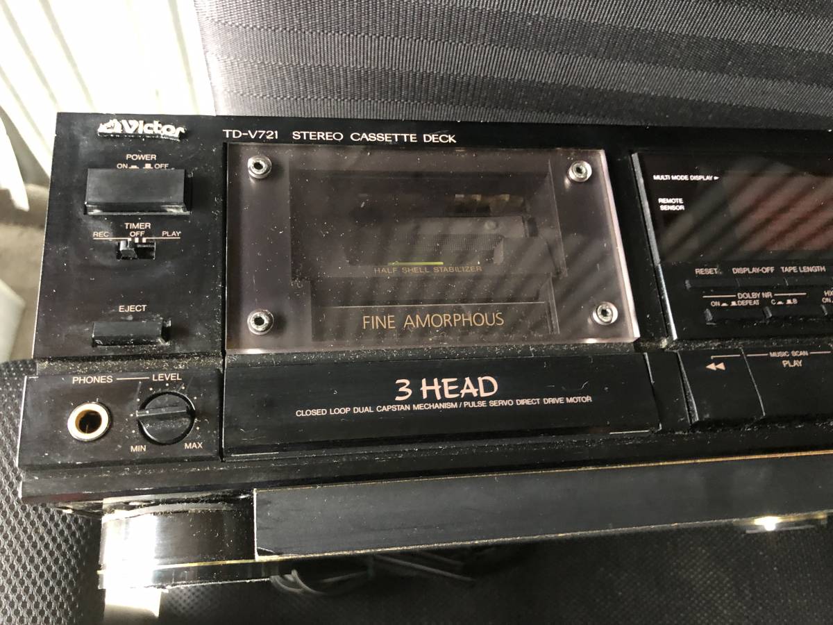 ☆ビクター ☆Victor ☆TD-V721 ☆ステレオカセットデッキ ☆中古