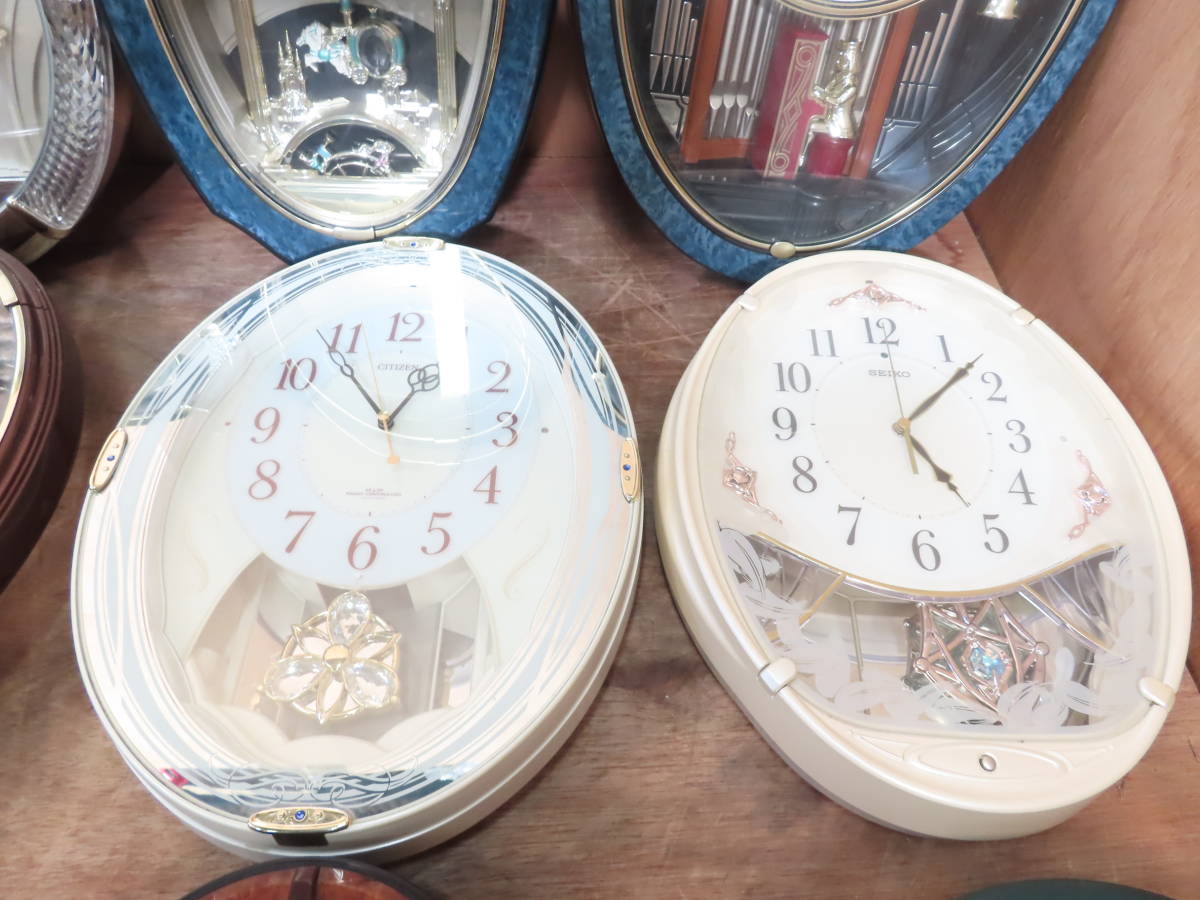 SEIKO セイコー CITIZEN シチズン リズム時計 からくり時計 電波時計 
