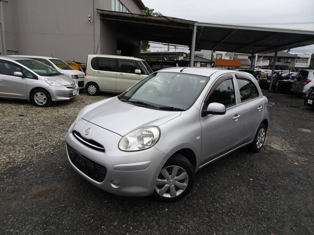 日産 マーチ | ワンオーナー 1.2 12X TVナビ禁煙車スマートキー検2年 