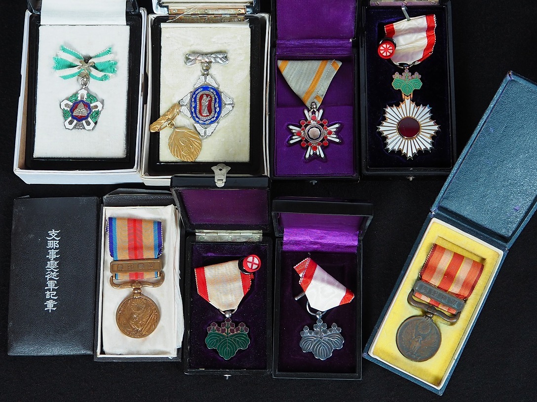 ○大日本蚕糸会 五等有功章 大日本蚕糸会第三種