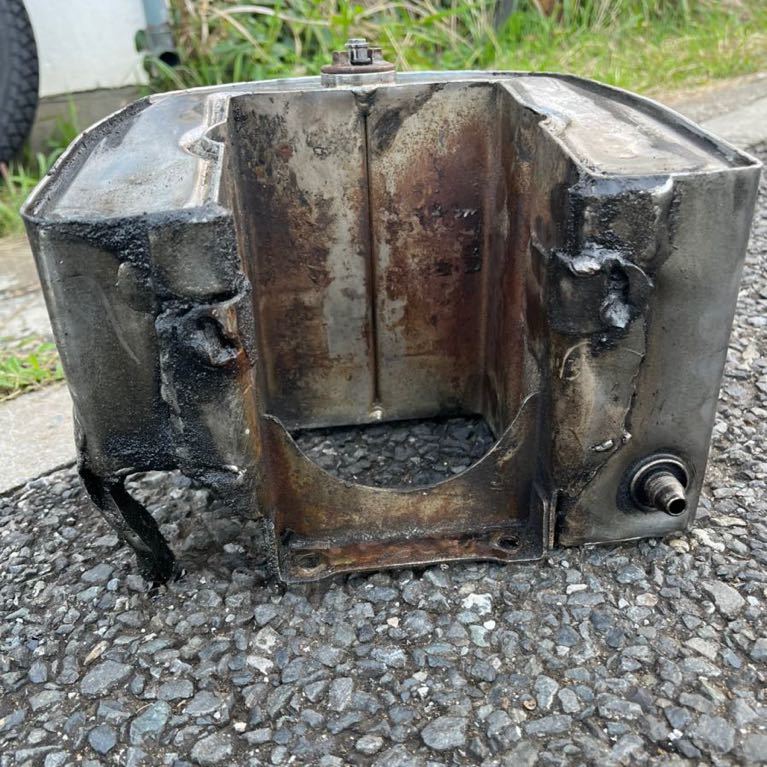 パンヘッド ハーレー オイルタンク ホースシュー リジッド ナックル