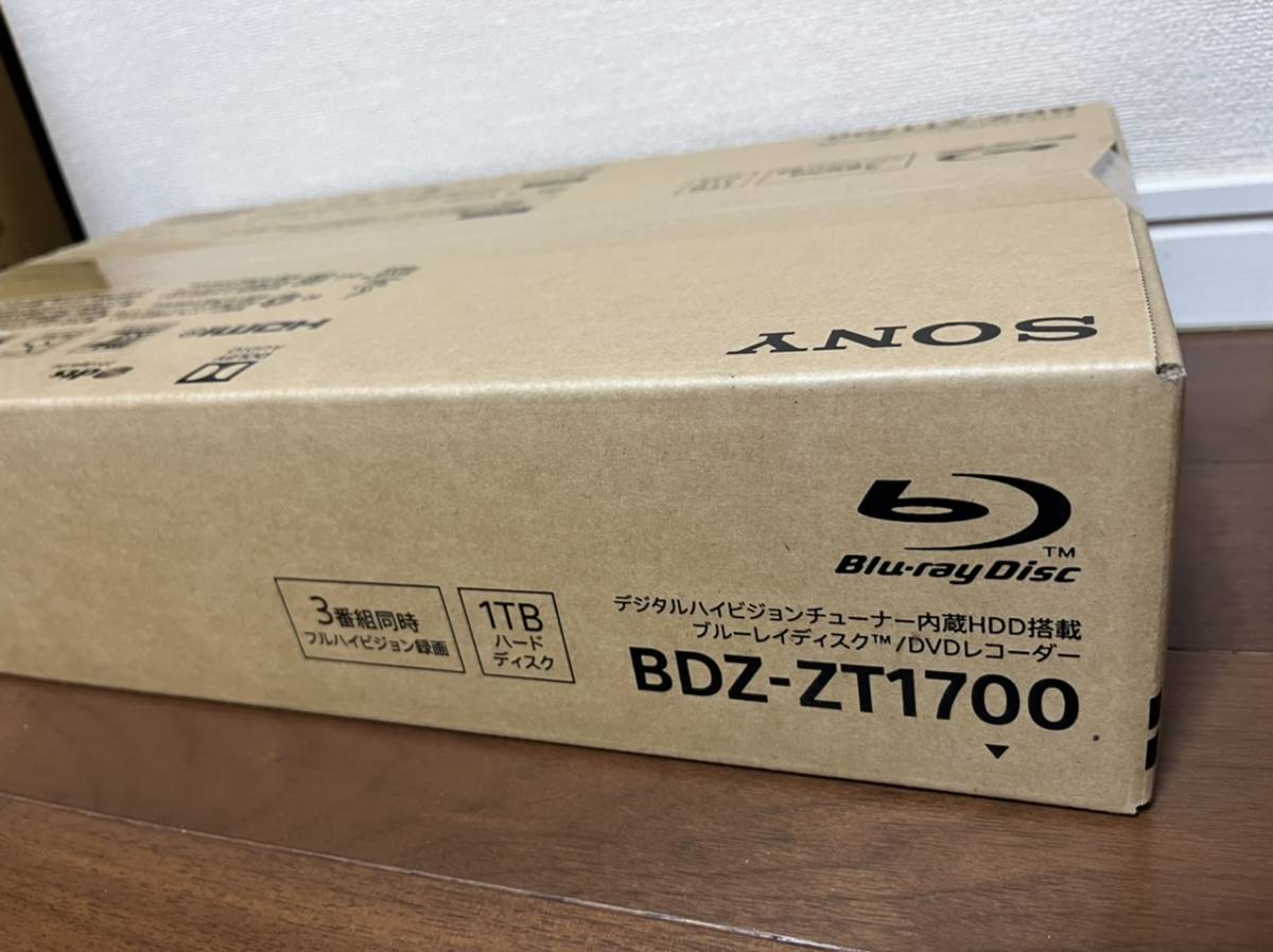 新品☆送料無料 SONY ブルーレイレコーダー BDZ-ZT1700 保証有り SONY
