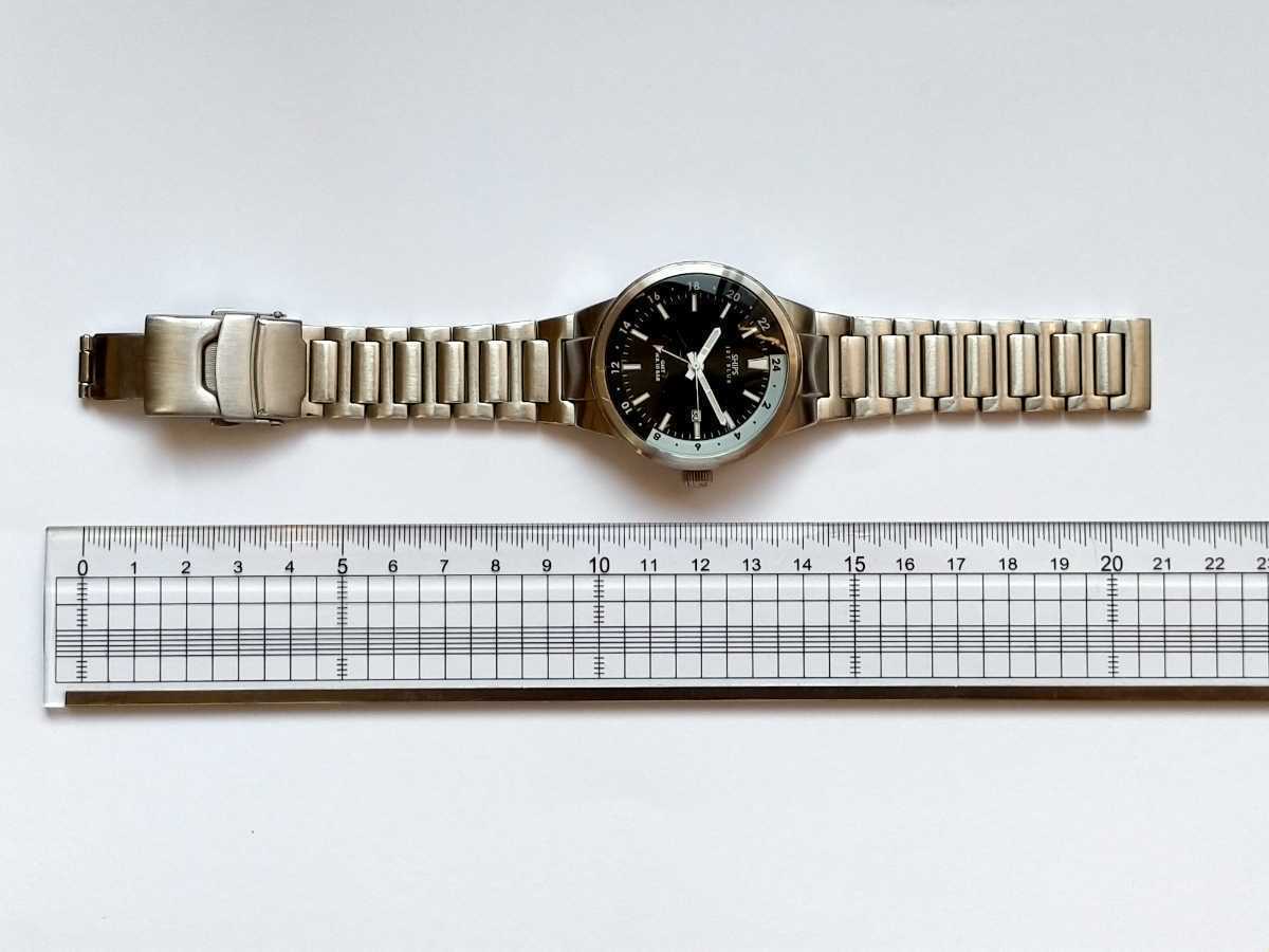 ネコポス発送 SHIPS JET BLUE GMT Professional series Quartz 