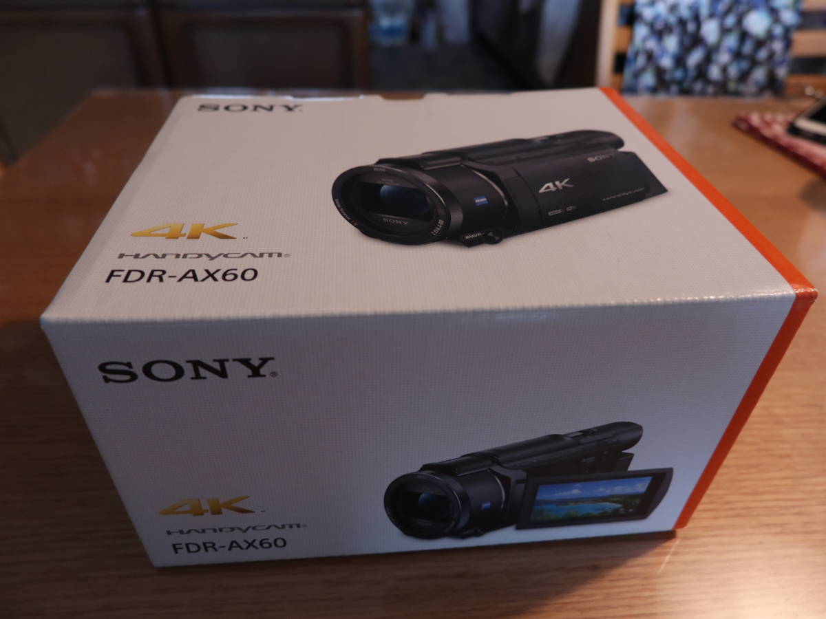 通販 · 超特価セール SONY 4kビデオカメラ FDR-AX60 新品同様 延長保証