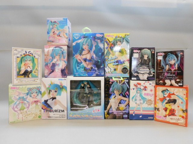【未検品・ジャンク扱い】 初音ミク 開封済フィギュア 13点 まとめ売り figurizm BiCuteBunnies ぬーどるストッパー他 現状品 [13] No.3809