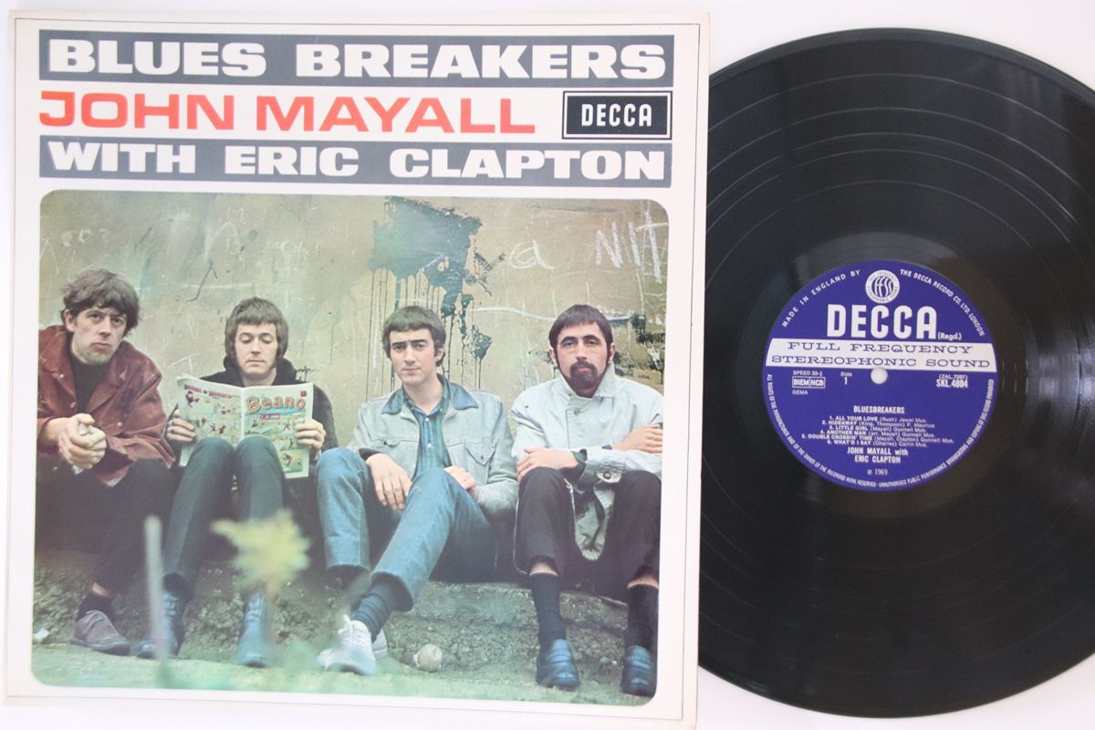 英LP John Mayall， Eric Clapton Blues Breakers SKL4804 DECCA /00260