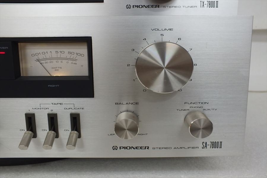 □ PIONEER パイオニア TX-7800II SA-7800II チューナー 中古 現状品