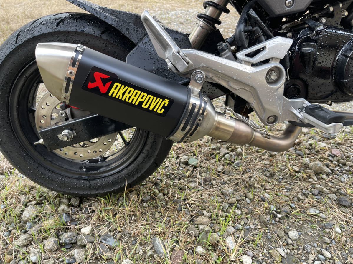  ホンダ グロム125 アクラピボット マフラー アップタイプエキパイも要加工 JC61後期(マフラー本体（社外）)｜売買されたオークション情報、yahooの商品情報をアーカイブ公開 - オークファン ホンダ用