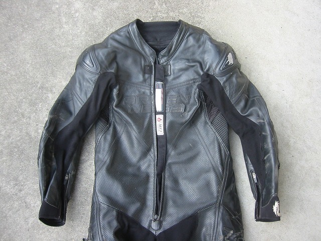 ARLEN NESS 黒革ツナギ Lサイズ ARLEN NESS 革ツナギ ヤマダウェブコム
