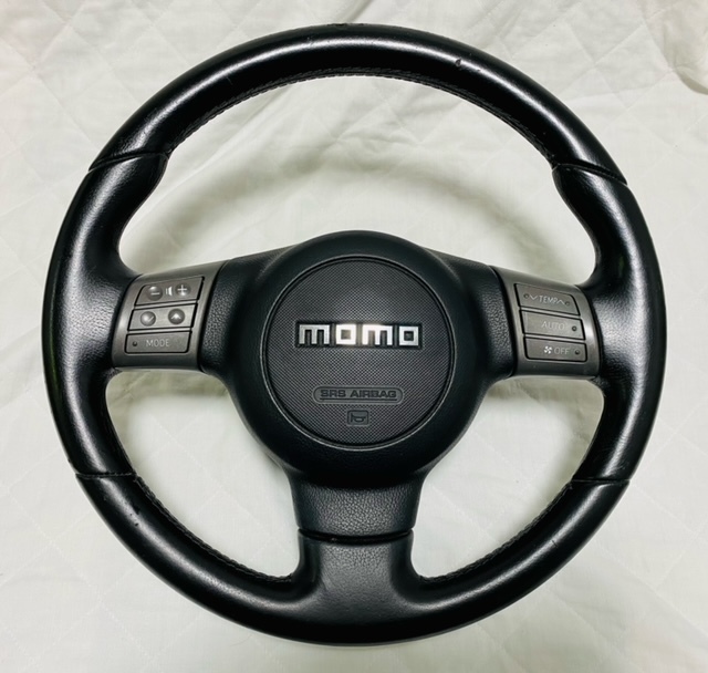 激安大特価，SALE H18y L415S ダイハツ ソニカ 純正 MOMO ステアリングハンドル ホイール L175S L185S L405S インフレーター欠品(ステアリング、ハンドル本体)｜売買されたオークション情報、yahooの商品情報をアーカイ ダイハツ用