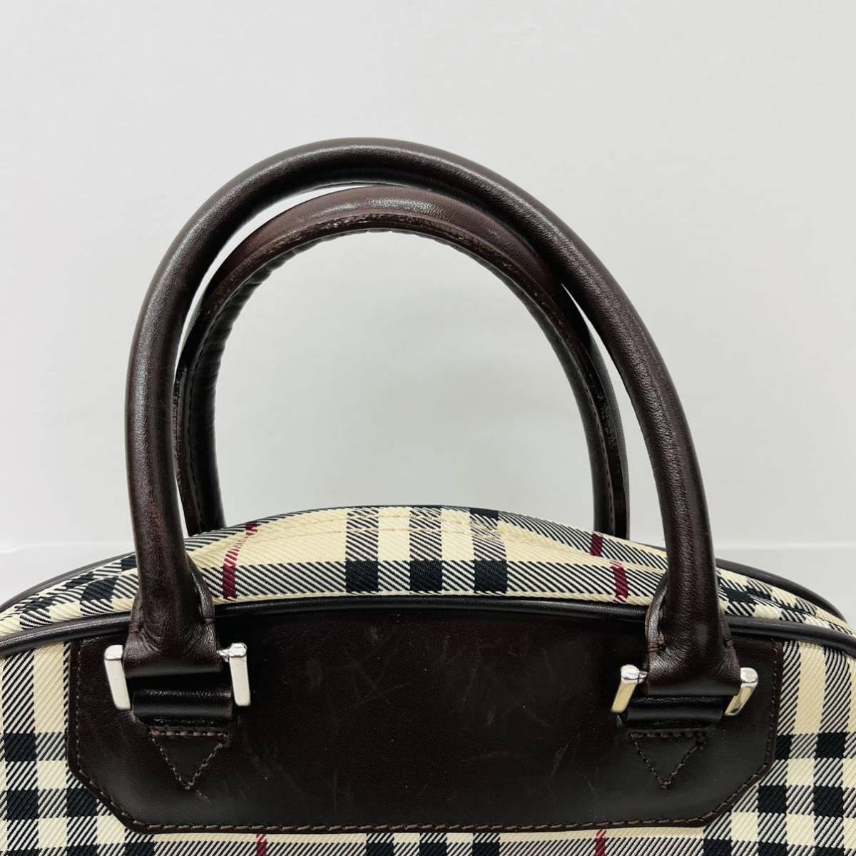 BURBERRY バーバリー ミニボストンバッグ ミニボストン チェック柄