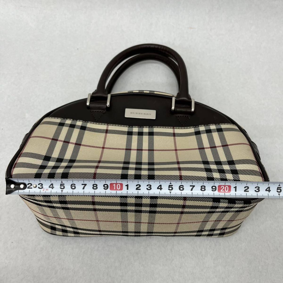 BURBERRY バーバリー ミニボストンバッグ ミニボストン チェック柄