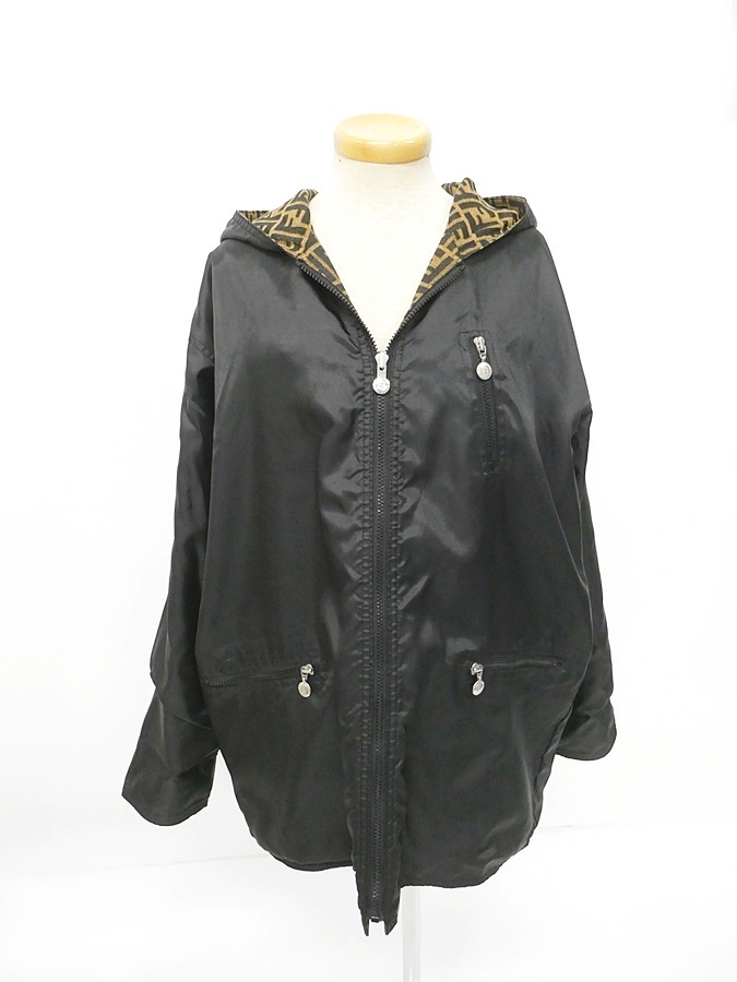 02 67-523373-14 [Y] FENDI フェンディ ズッカ柄 リバーシブル ジップアップ ジャケット レディース 旭67 FENDI | Luxury Search ポンチョ 取扱説明書