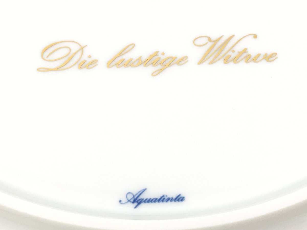 マイセンMeissen イヤープレート 2006 メリー・ウィドウ