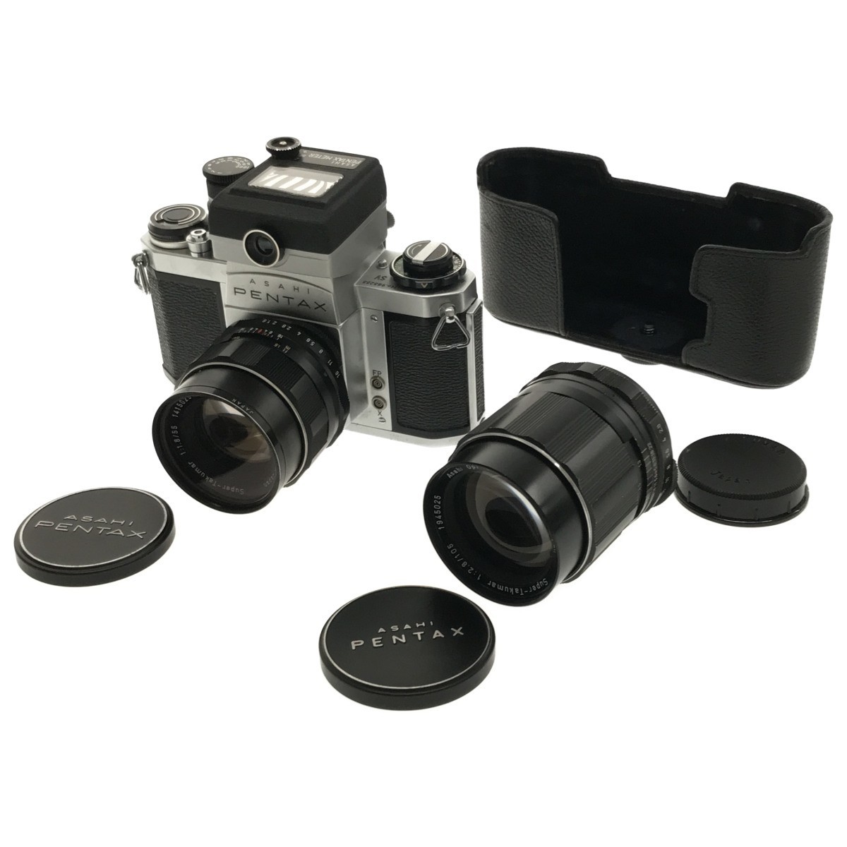完動品】PENTAX SV Super-Takumar F2.8 105mm F1.8 55mm ペンタックス