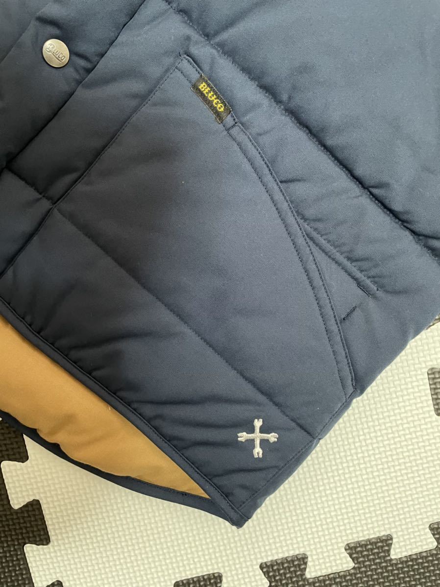 BLUCO ネイビー キルティングベスト Mサイズ BLUCO ネイビー キルティングベスト Mサイズ BLUCO ブルコ