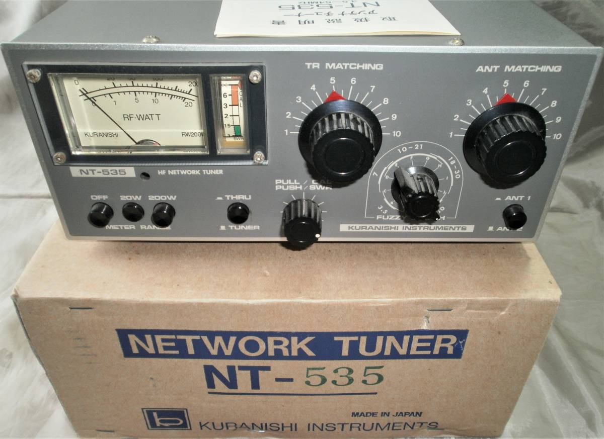  クラニシ NT-535 チューナー 3.5〜54MHz(アクセサリ)｜売買されたオークション情報、yahooの商品情報をアーカイブ公開 - オークファン アクセサリ