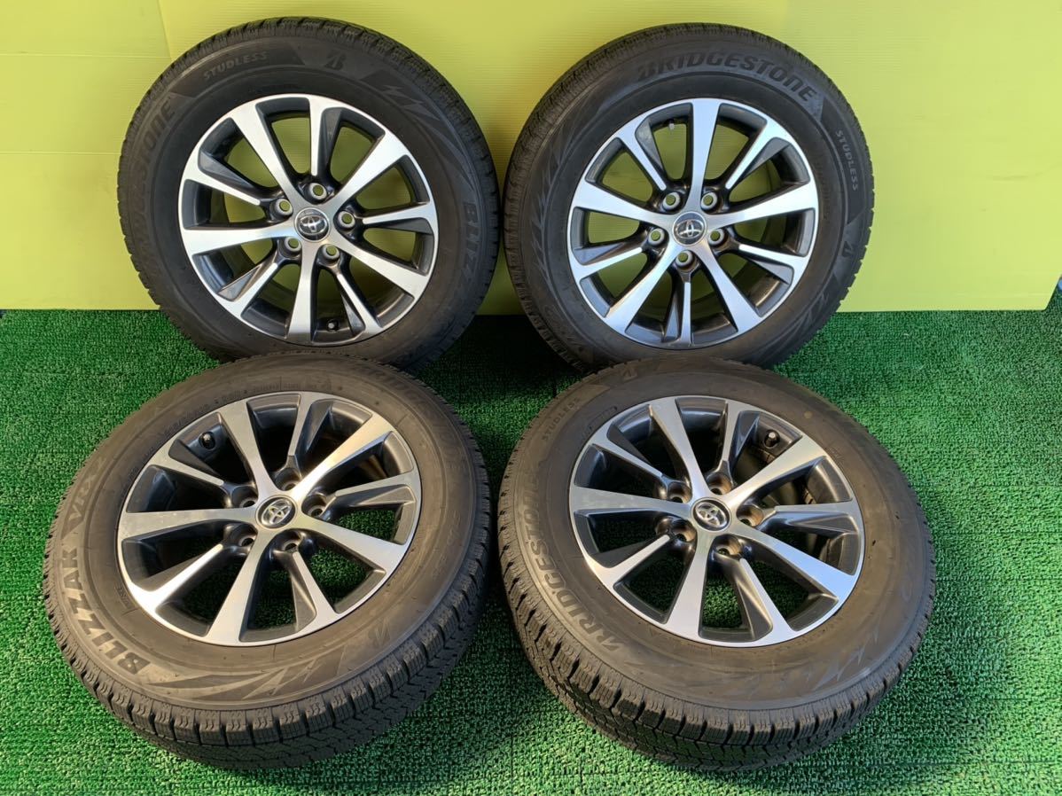  215/60R16 スタッドレス ブリヂストンブリザックVRX2 トヨタ純正 210系 クラウンアスリート 後期 5穴 PCD114.3 ET+40 16&times;7J ハブ60mm(スタッドレスタイヤ)｜売買されたオークション情報、yahooの商品 5穴