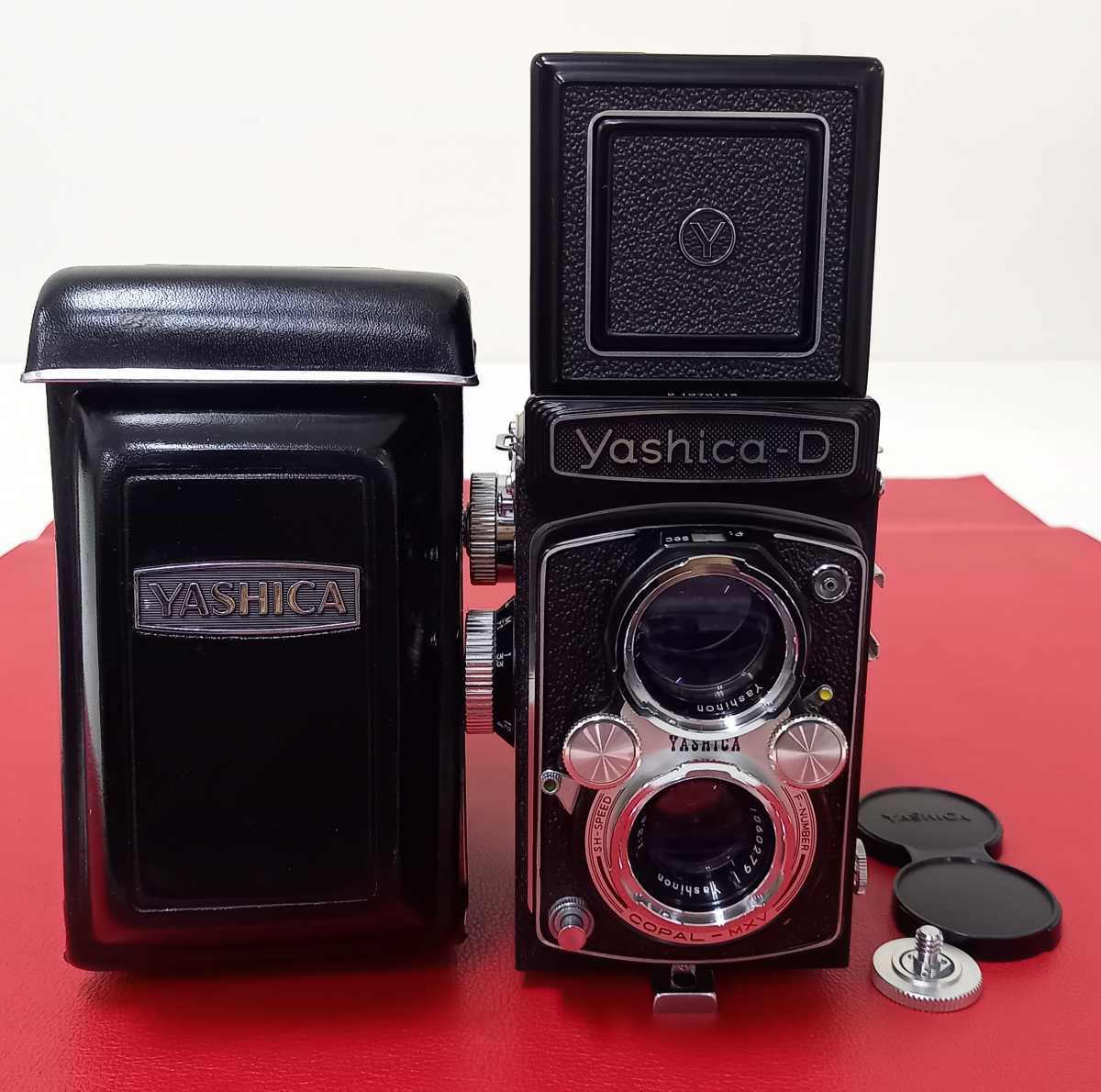80mm Yashica-D Camera Yashikor with - TLR f⁄3.5 F3.5 Black Lenses
