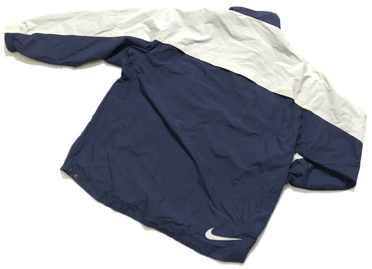 ビンテージ Nike フルジップジャケット ネイビー/ホワイト