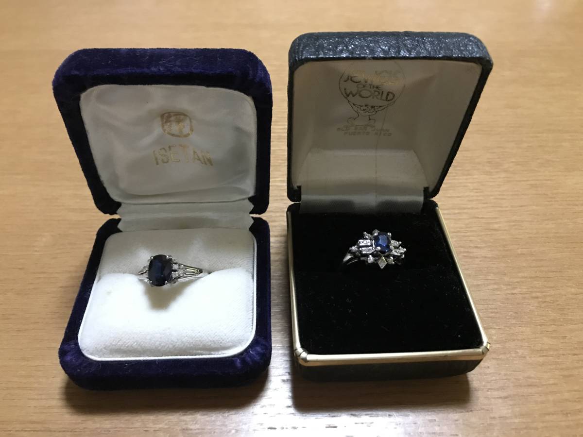 元*気様 遺品整理　時計、財布、指輪など 遺品整理 リング2個 18k 約7g 箱付き アクセサリー 指輪 アンティーク