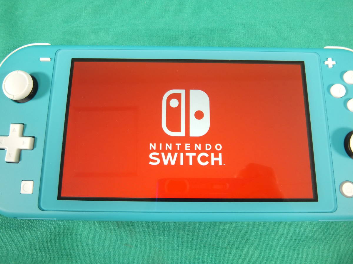 任天堂Switch Lite ターコイズ 携帯ゲーム機 60/Q509☆ニンテンドー