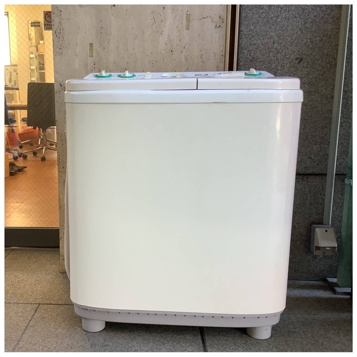 AQUA アクア AIR-INTAKE 4.0kg 二槽式 洗濯機 AQW-N40（W）2021年製 