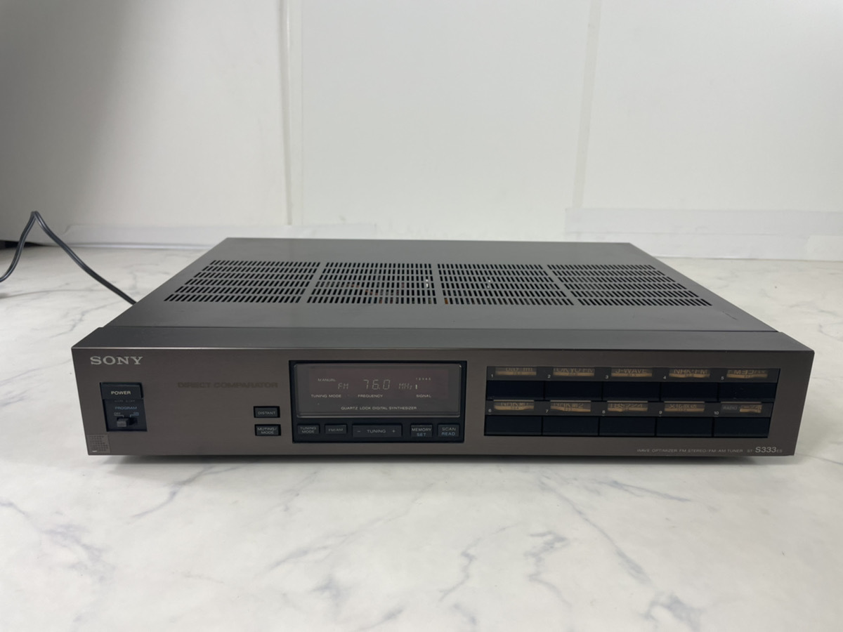 ☆通電OK☆SONY/ソニー FM/AM チューナー ST-S333ES☆