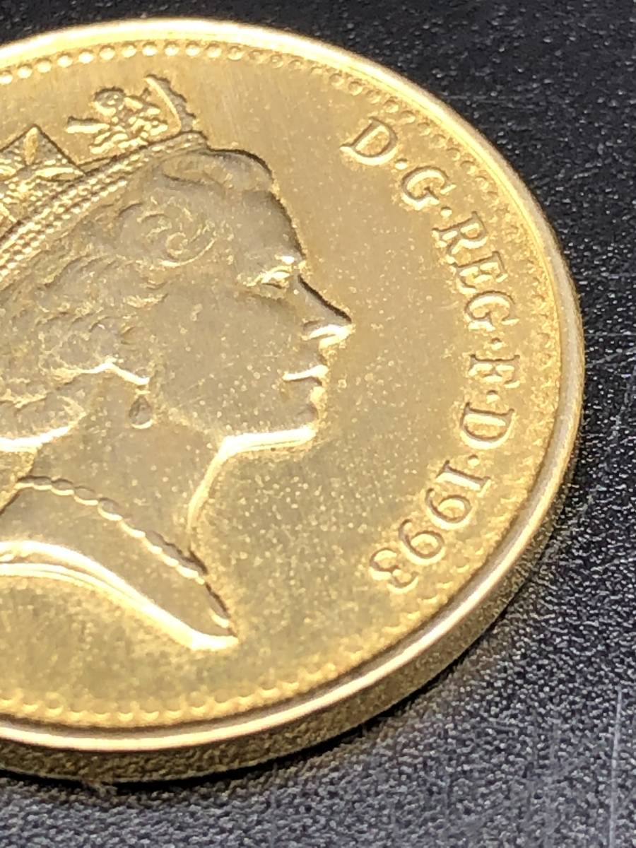 1591】エリザベス女王2世 1ペニー金貨 1993年 美品(ヨーロッパ)｜売買 
