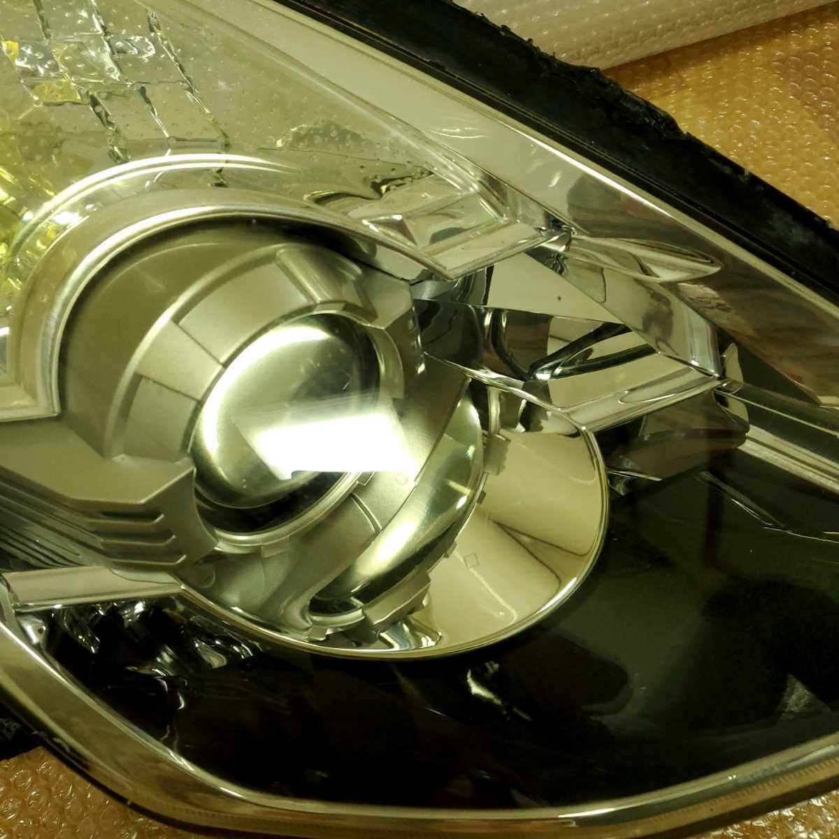 希少 フェアレディZ Z33 後期 純正 右 ヘッドライト 運転席側 HID 33