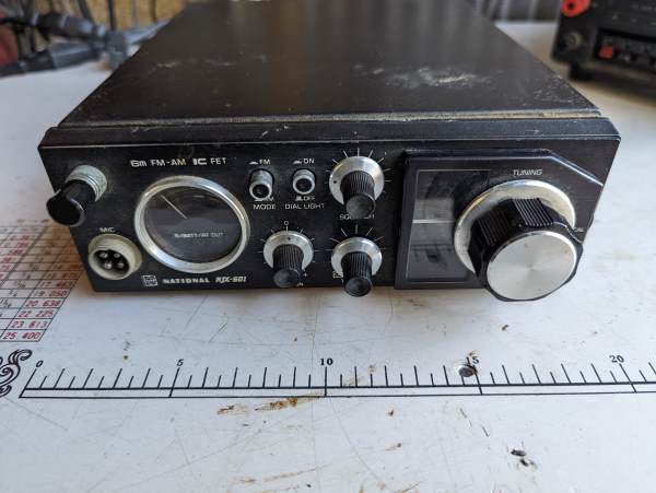 National ナショナル RJX-601 AM FM 6m 50MHz 無線機