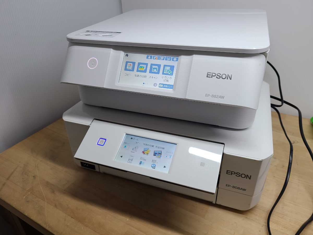 EPSON EP-808AW EP-882AW インクジェット複合機 ジャンク品 1円