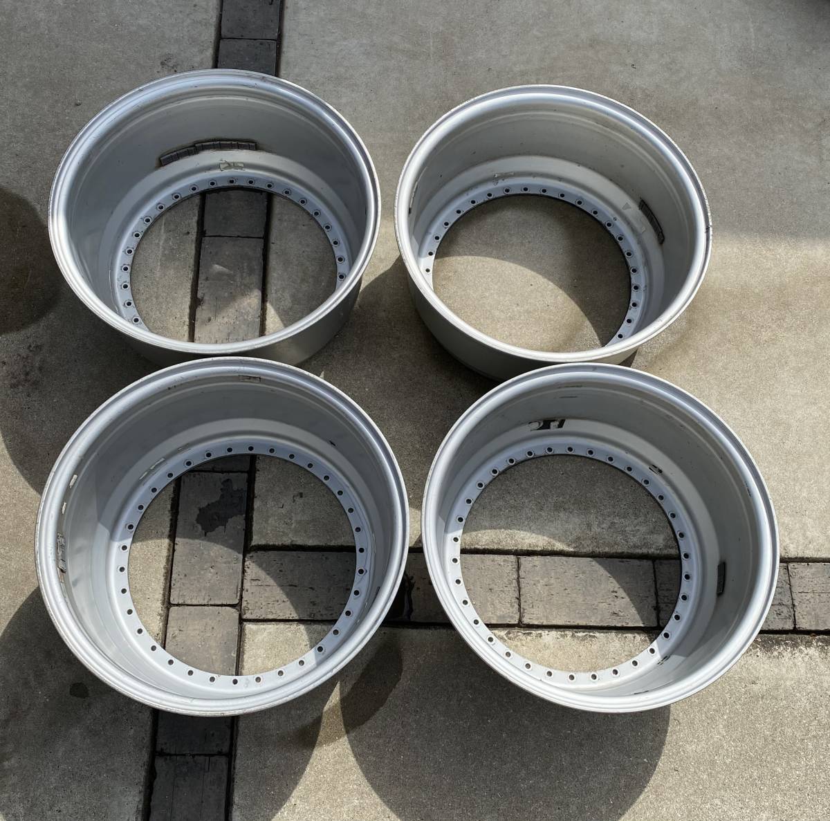 BBS RS 17インチ インナーリム4枚 アウターリム4枚 BBS LM BBS RM 