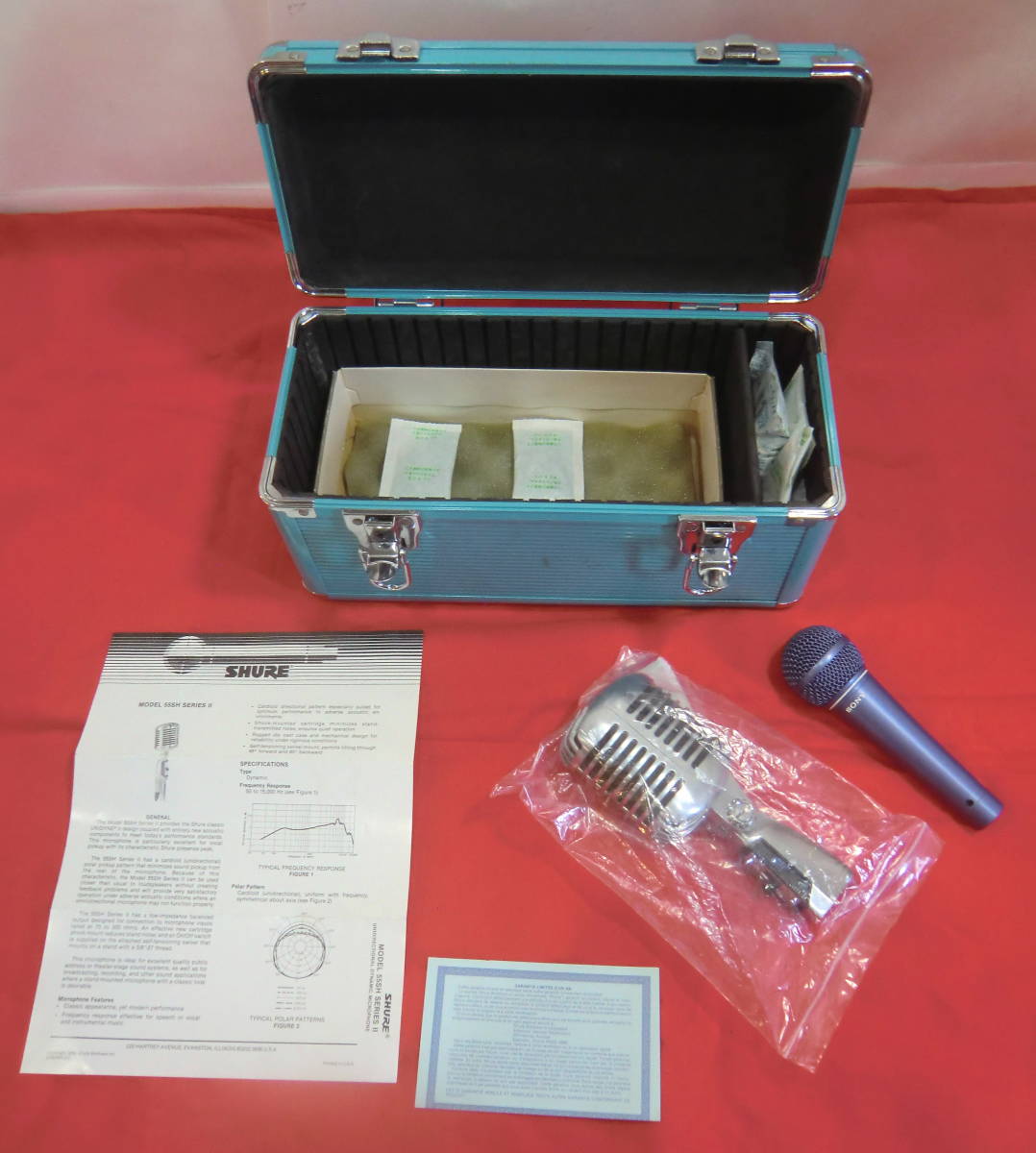 R5 美品 SHURE 55SH SERIES II ガイコツマイク ダイナミックマイク