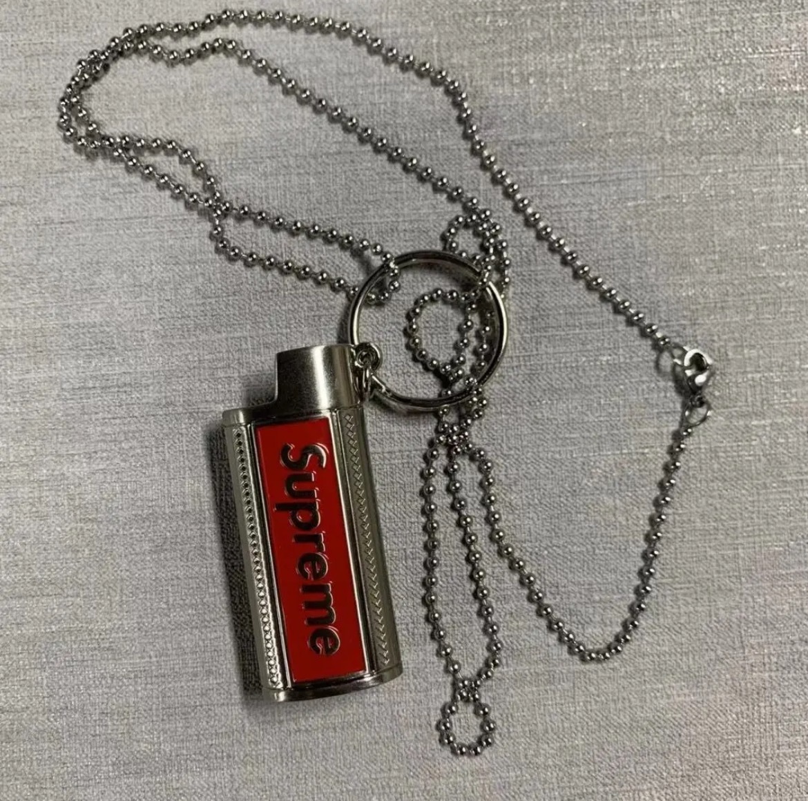 Supreme Lighter Holster Metal Silver - | – Holder Box Logo SS19
