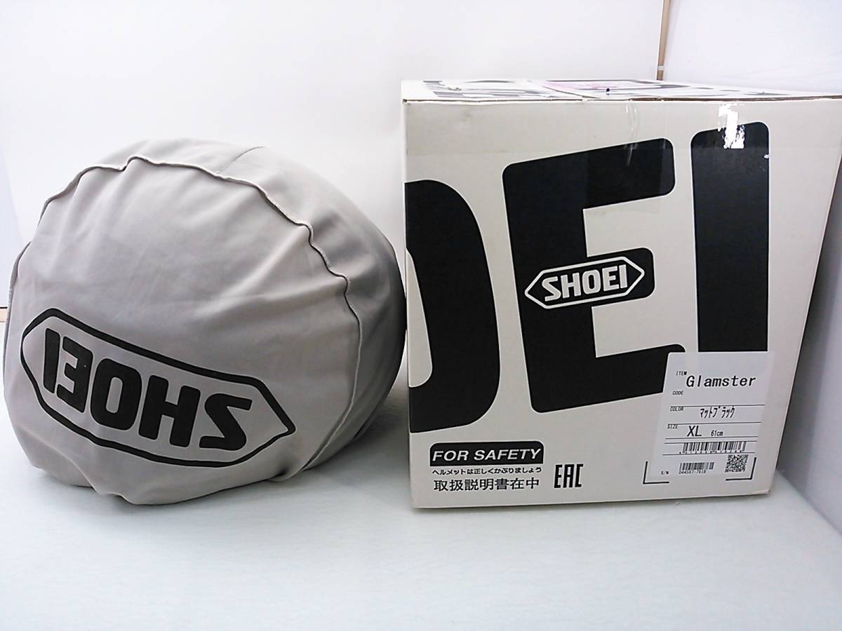 2022年製 SHOEI ショウエイ Glamster グラムスター マットブラック XL 
